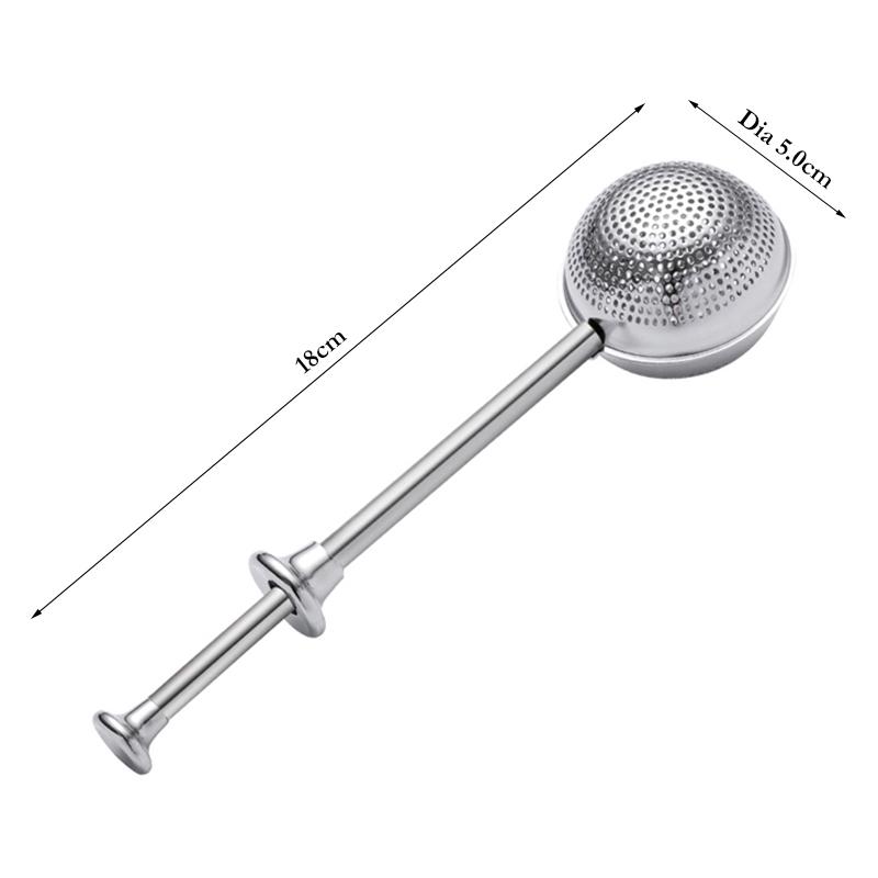 Tea Infuser Stainless Steel Tea Strainer Long Handle Tea Ball Infuser Filter Brewing Mesh Loose Leaf Diffuser Tea Accessories