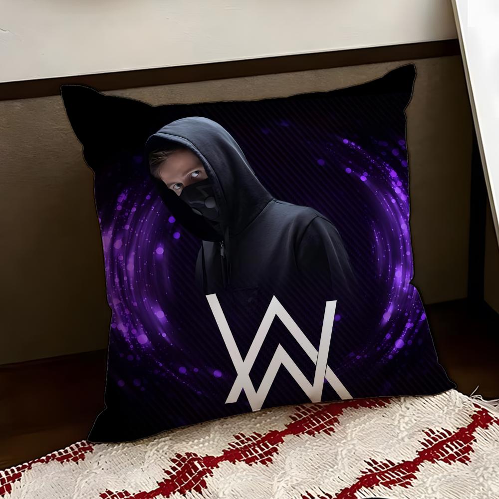 Чехол для подушки DJ AAlan Walker Двусторонний Мягкий Прочный Наволочка для Дома Автомобиля Многоцелевое Использование для Повседневного Комфорта