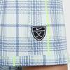Nike Мужская футболка-поло в клетку Tartan с коротким рукавом, быстросохнущая, с опущенной линией плеча II0787-394