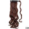 MERISIHAIR Women Long Straight Wrap Around Ponytail Synthetic Fiber Long Straight Wavy Hair Extensions Daily Wear