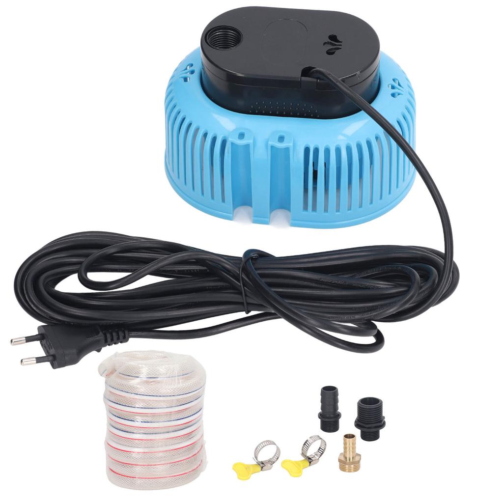 Pool Cover Pump 75W 850GPH Flow 10.5ft Lift Dry Burning Protection Submersible Pool Cover Drain Pump with 5m Water Hose 220V 50Hz