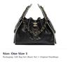 Chanel Женская маленькая черная сумка через плечо из телячьей кожи AS5293-B24123-U9622