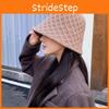 Autumn Winter Polyester Blend Bucket Hat With Windproof And Breathable Features For Women
