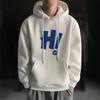 Men's Camouflage Hooded Jacket with Plush Lining, Thick, Heavyweight, American Retro Style