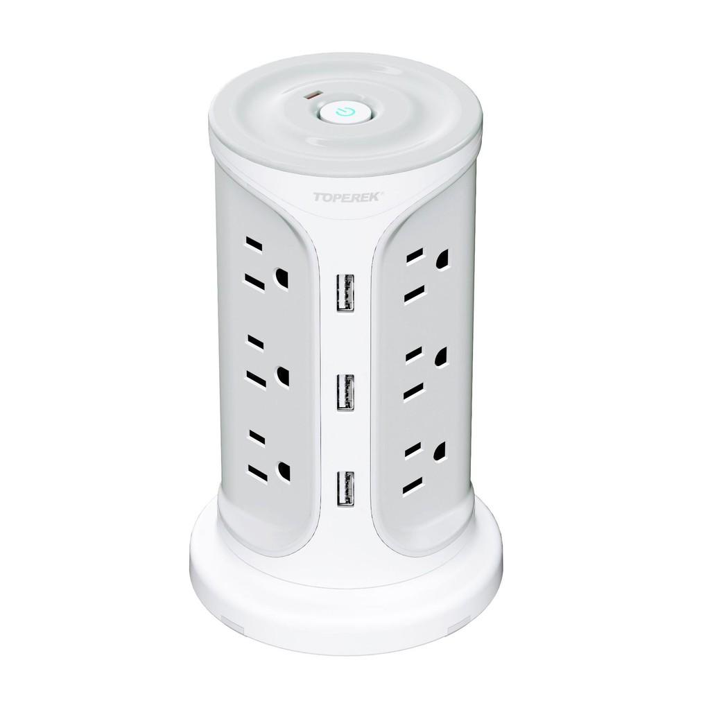 Household High Power Vertical Socket Office Multiple Ports Socket Board Portable Tower Extenders With USB Ports