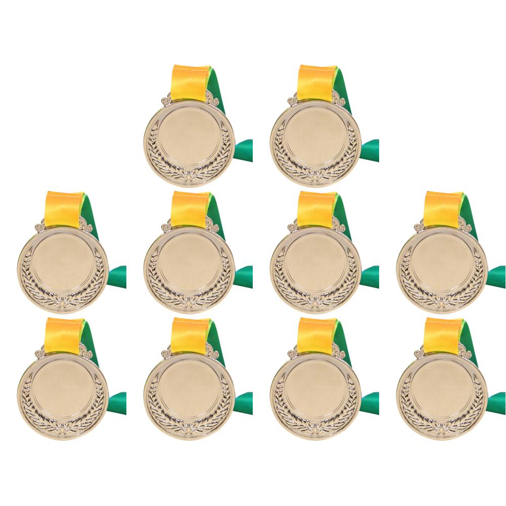 Медаль для награждения детей за участие в спортивных состязаниях, 2 дюйма, золотая, серебряная, бронзовая, с шейной лентой
