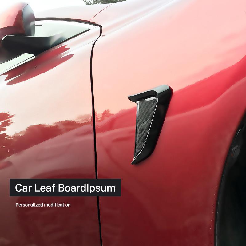 Автомобильный боковой вентиляционный дефлектор крыла из углеродного волокна, накладка на крыло, аксессуар для Mitsubishi Lancer Mirage Pajero Asx 10 Outlander 3 l200