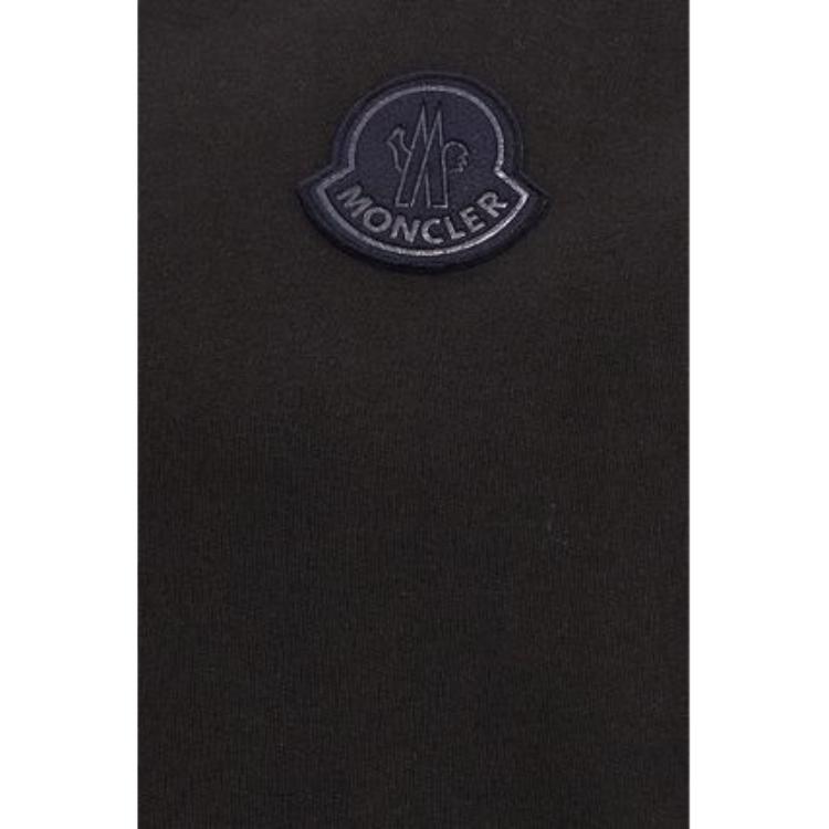 Moncler Sweatshirts Men's Black Crew Neck Moderate 8G00067809KX999