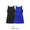 Araltay New Arrival Fashion Style Women's Clothing Fashionable All-Match Short Cotton and Linen Blended Sleeveless Waist Ruched Dress