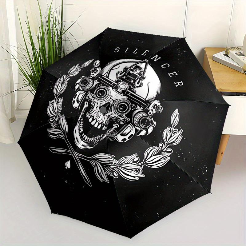 1pc Call of Duty Windproof Automatic Umbrella, Portable Folding design, Lightweight for Women/Men207