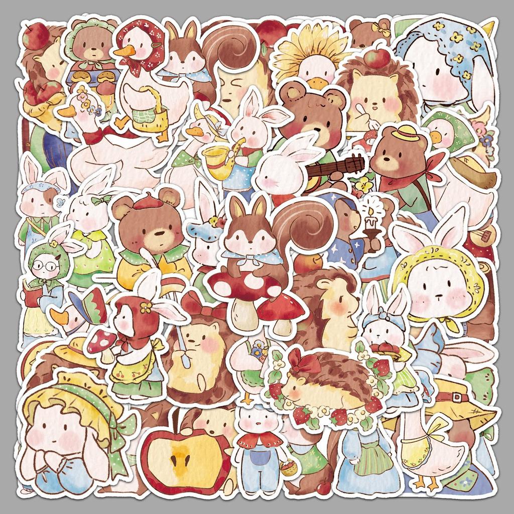 Милая наклейка с кошкой, креативная наклейка с изображением черного котенка Kawaii, играющего с милой канцелярской наклейкой для декоративного альбома своими руками