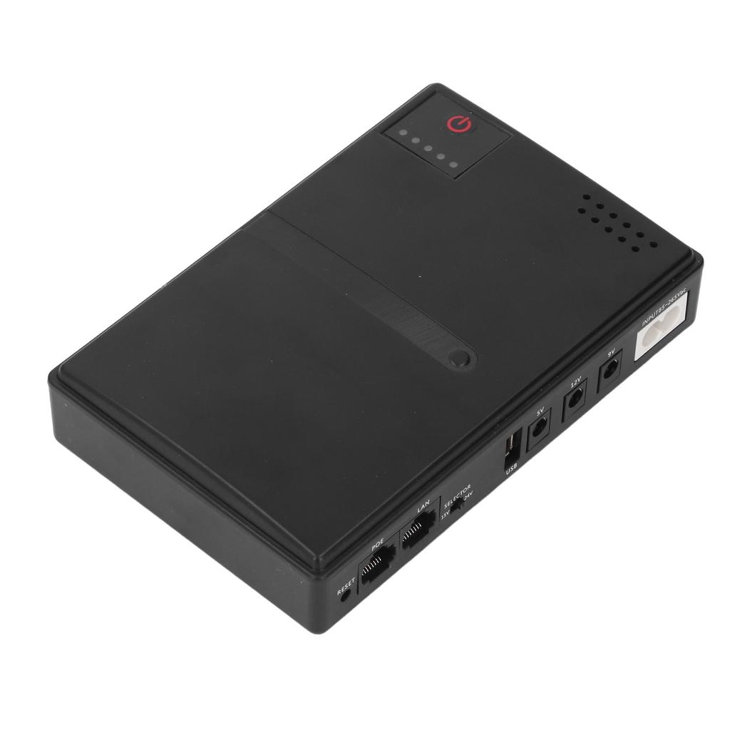 Мини источник бесперебойного питания Компактный ИБП Резервная батарея для домашнего маршрутизатора камеры 36 Вт 5 В 9 В 12 В 2 А