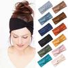 Pilates Elastic Hair Bands Yoga Headband Running Cycling Sweatband Turban Makeup Hair Hoop Makeup Headwrap Women