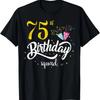 75th Birthday Squad 75 Party Crew Group Friends BDay Gifts T-Shirt