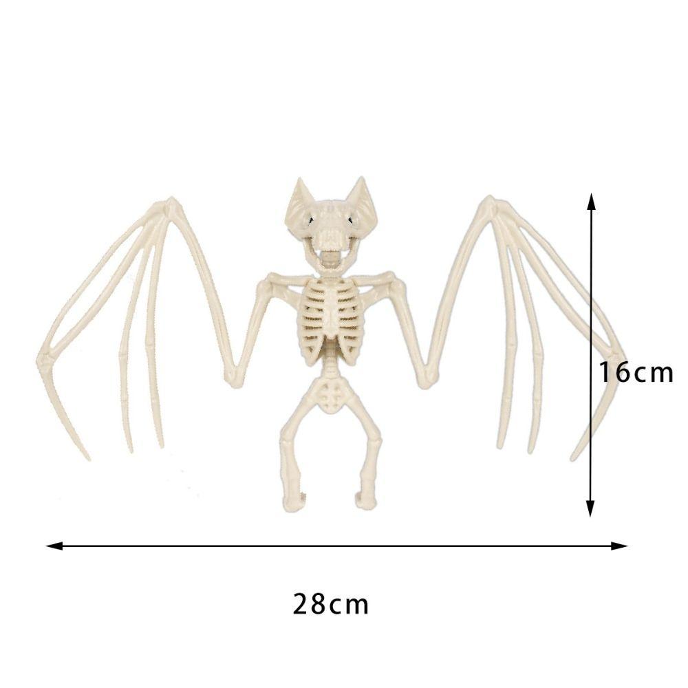 Horror Halloween Bat Skeleton Plastic Animal Skeleton Model For Halloween Theme Party