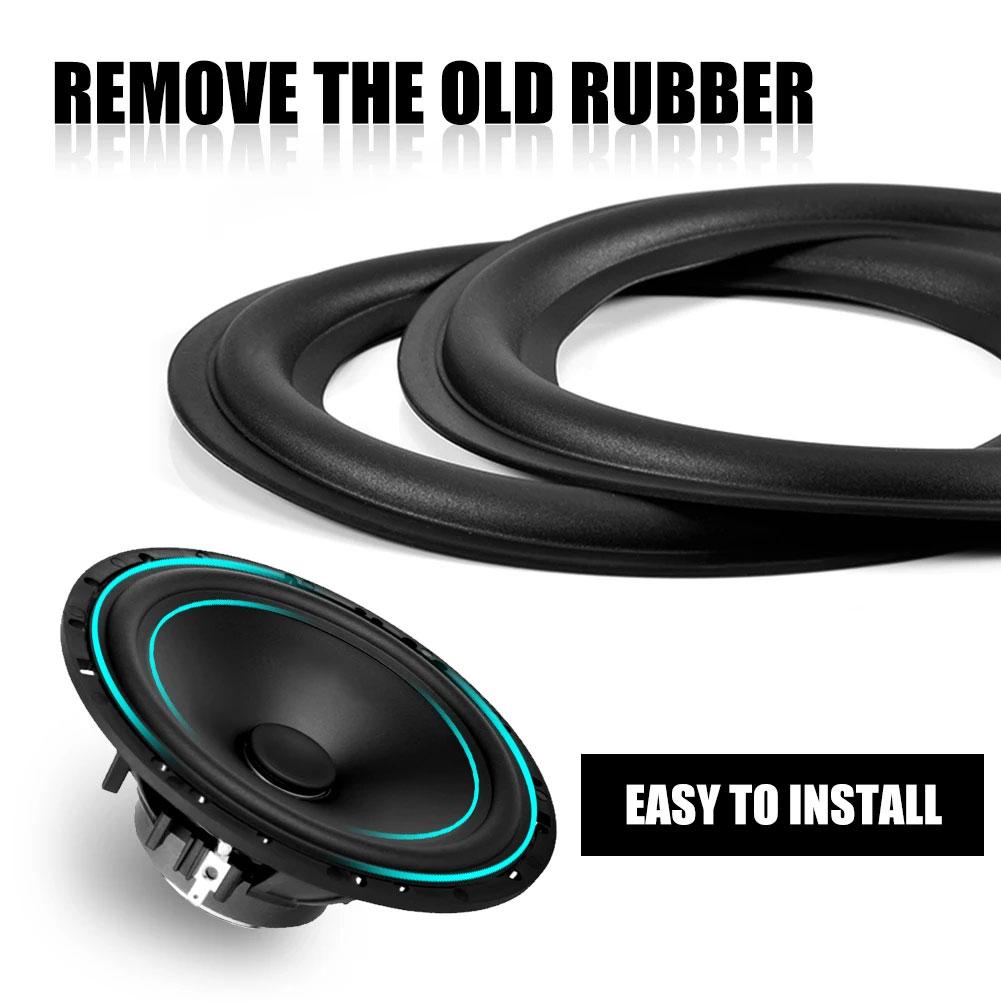 2 шт. 6,5" Комплект для ремонта пенополиуретанового подвеса динамика, Аксессуары для ремонта динамика сабвуфера, Для ремонта динамика или DIY