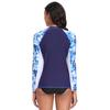 CHARMLEAKS Женский топ с длинным рукавом от солнца Rash Vest UPF 50+ Пляжные топы для плавания (Нет дна)