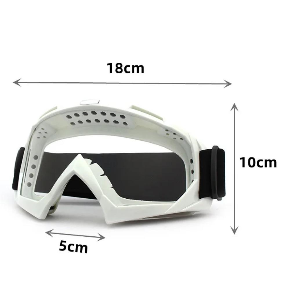 Motorcycle Goggles Motocross Glasses MTB ATV MX Off-road Goggles Mask Removable Lenses Windproof UV Protection Outdoor Cycling