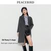 Женское двустороннее шерстяное пальто PEACEBIRD