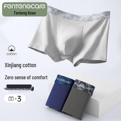 Fenteng Ke'an Мужские антибактериальные боксеры-брифы 10A, 3 шт.