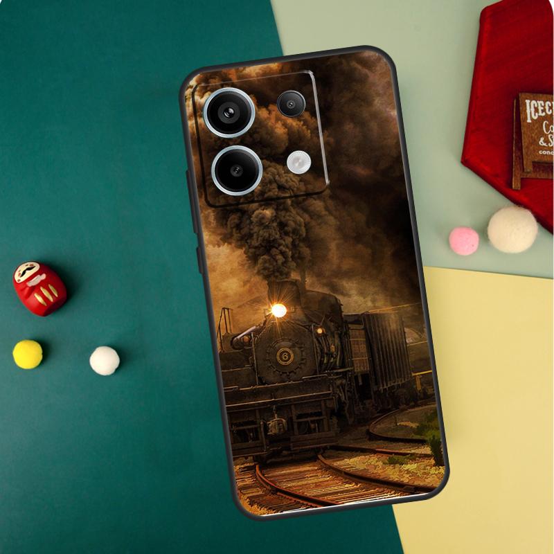 Чехол-паровоз для Xiaomi Redmi Note 13 Pro 14 12 11 10 15 Pro Plus Redmi 15 14C 13C 10C 12C 15C Funda