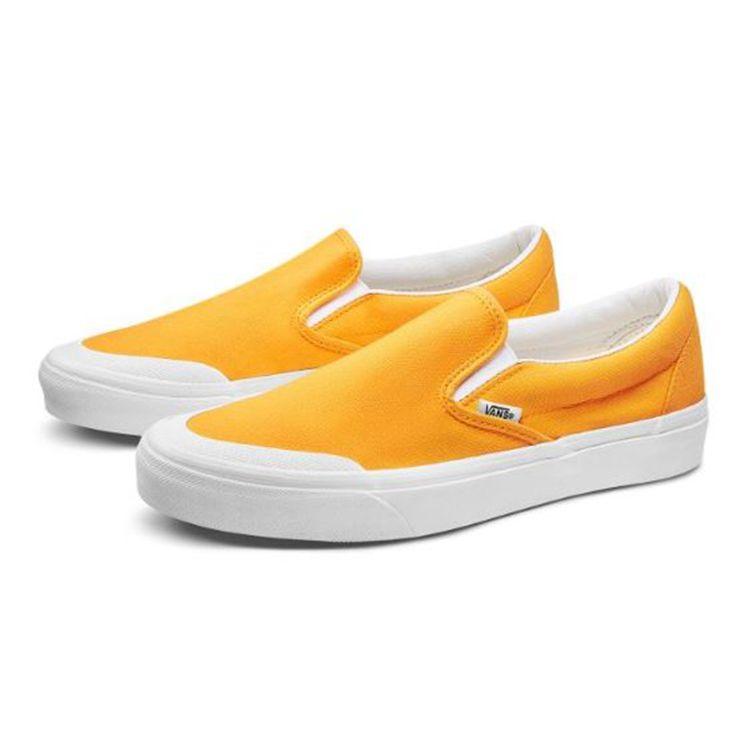 Vans Кеды унисекс Slip-On Series 138 Retro Street с низким верхом для скейтбординга Листовой-желтый VN0A3TKBUVF