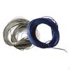 2 Piece 10 Meters Waxed Nylon String Rope for DIY Necklace Bracelet 1mm Grey Blue