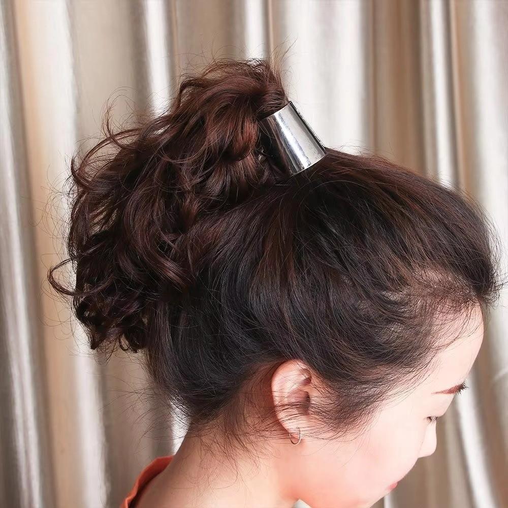 Elastic Wrap Ponytail Clip Circle Cuff Ponytail Holder New Hair Cuff Hair Accessories