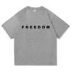 Freedom Charlie Kirk T-shirtLoose Casual Female/Male Tshirts Unisex Streetwear America American Fashion Women T Shirts
