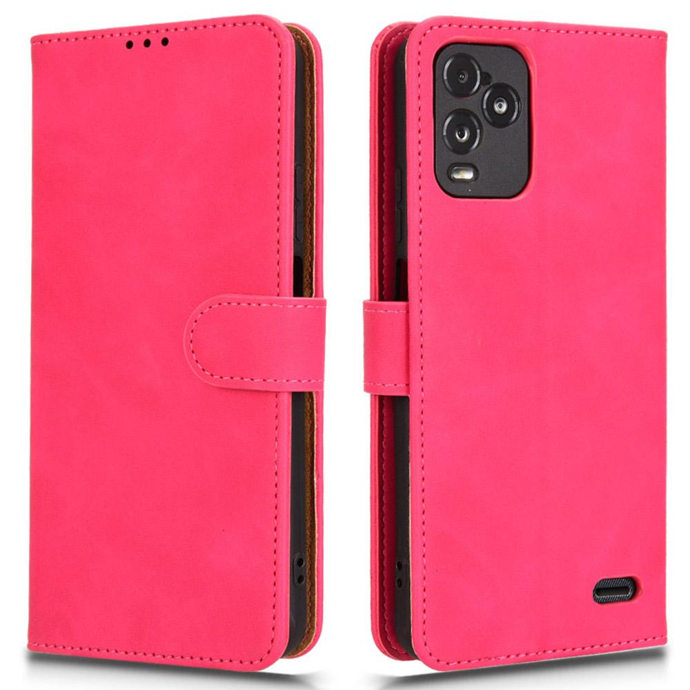 For BLU View 5 Pro Case Skin-Touch PU Leather Wallet Folio Flip Phone Cover