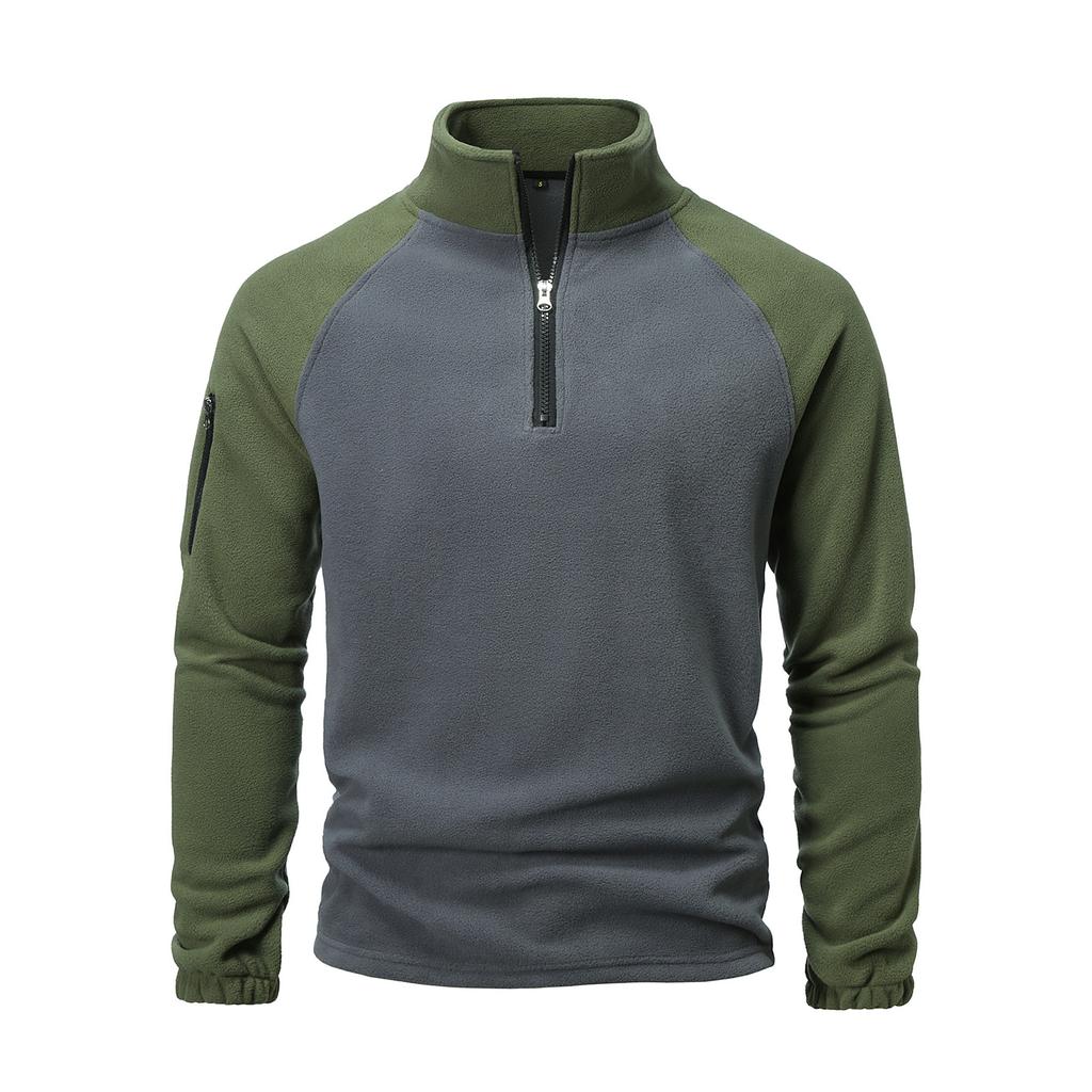 Men's Sweatshirt Loose Solid Color Outdoor Warm Breathable T-Shirt Top