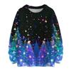 Women's Casual Long Sleeve Woolen Christmas Sweatshirt Fall  Vacation Long Sleeve Pullover