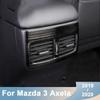Для Mazda 3 Axela BP нержавеющая сталь автомобильная задняя розетка для кондиционера вентиляционная рамка крышка накладка аксессуары