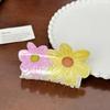Stylish Acrylic Flower Hair Clips Available In Multiple Colors For Elegant Women's Hairstyles