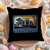Vintage Retro Cassette Tape Cushion Cover Summer Coolness Linen Fabric Double-Sided Printing Pillow Case Sofa Home Decor Gift