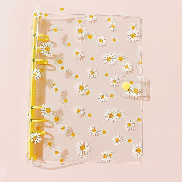 A5 A6 A7 Transparent Loose Leaf Binder Loose Strap Loose Leaf Inner Core Note Book Journal Planner Office Supplies