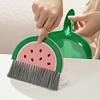 2 шт./набор щеток-совков с фруктовым узором, небольшой портативный с мягкой щетиной для клавиатур, настольных компьютеров, углов, мини-набор для уборки