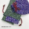 Kyosuke Goshuincho stamp approximately x 18 polka dot arabesque navy traditional Japanese large size Japanese-made (temple/shrine book)