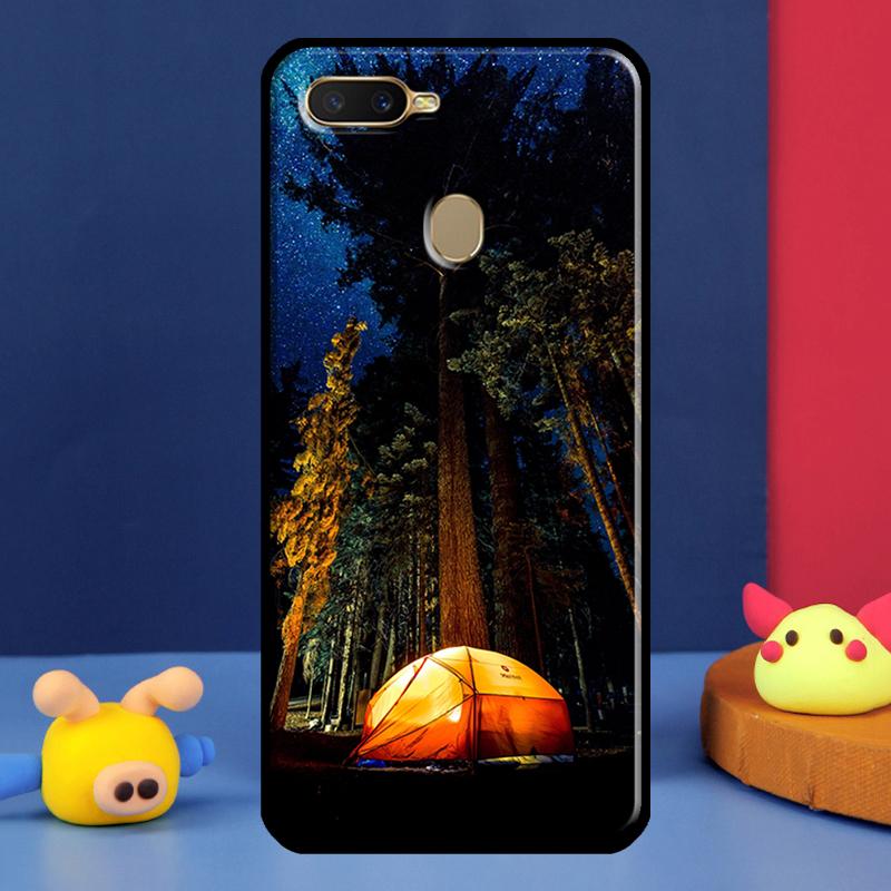 Чехол для кемпинга, природы, гор для Oppo A98 A78 A58 A15 A16 A17 A5 A9 A91 A52 A72 A76 A96 A74 A94 A54 S A57 A77