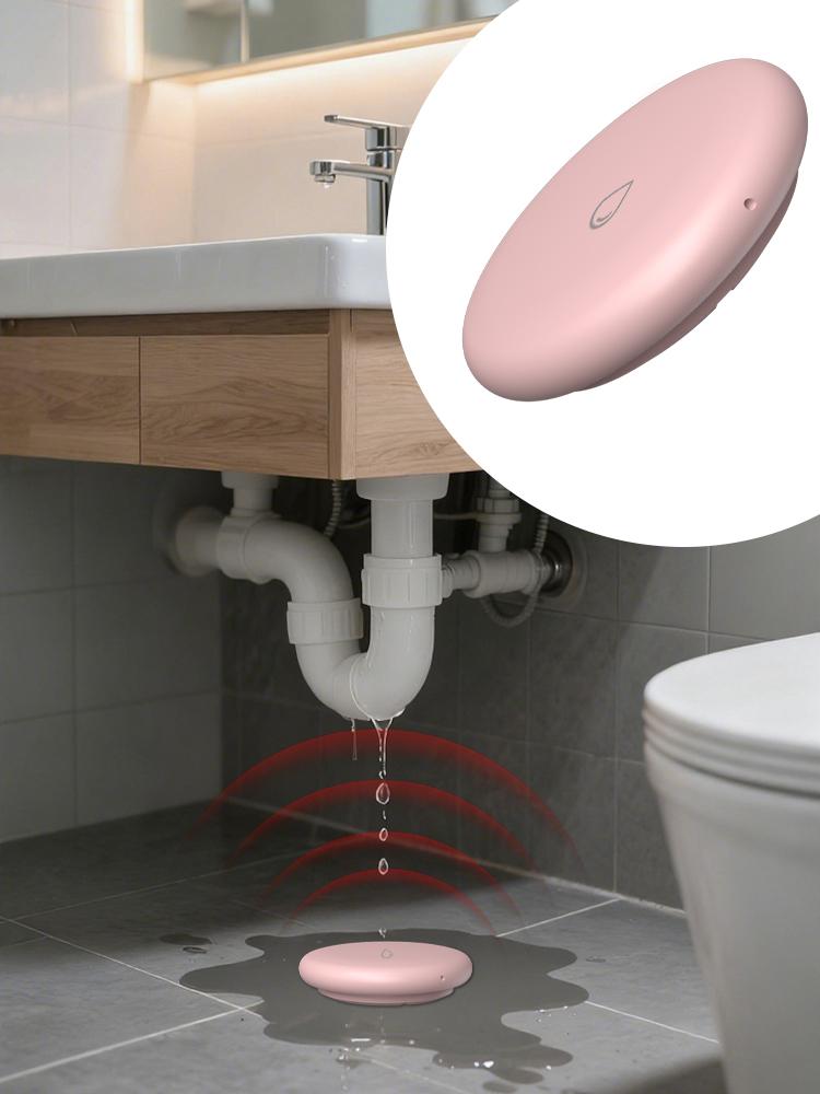 Детектор протечки воды Zigbee Профессиональная защита от воды IP65 Tuya Zigbee Умный датчик затопления и протечки воды Управление через приложение Удаленный металлический зонд