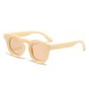 Dopamine Colorful Round Sunglasses, Thick Frame Texture, Personality Trend, Uv400 Sun Protection Sunglasses 5620