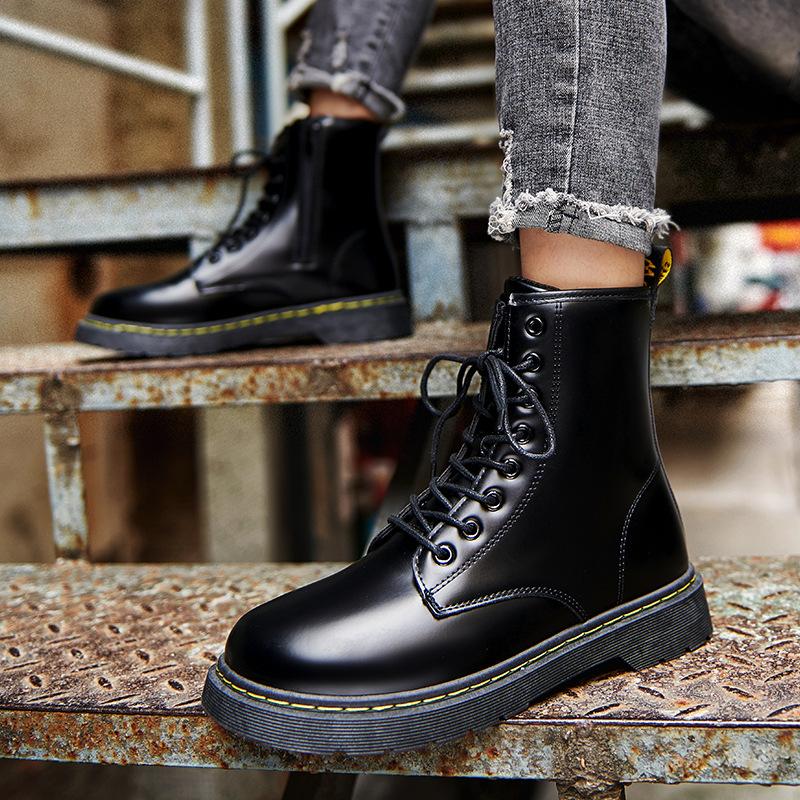 Уличная мужская обувь модная обувь ботинки Мартина высокая шнуровка рабочая обувь повседневная обувь универсальная мода британская спортивная обувь