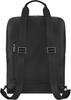 Moleskine Classic Vertical Business Backpack with 15-inch Laptop Storage, New Model, Men's, ET23C2DBVBK, Black, One Size