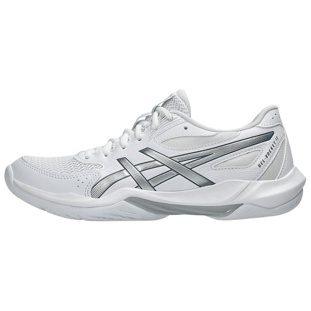 Asics Gel Rocket 12 White Pure Silver Women Sneakers 1072A119-101