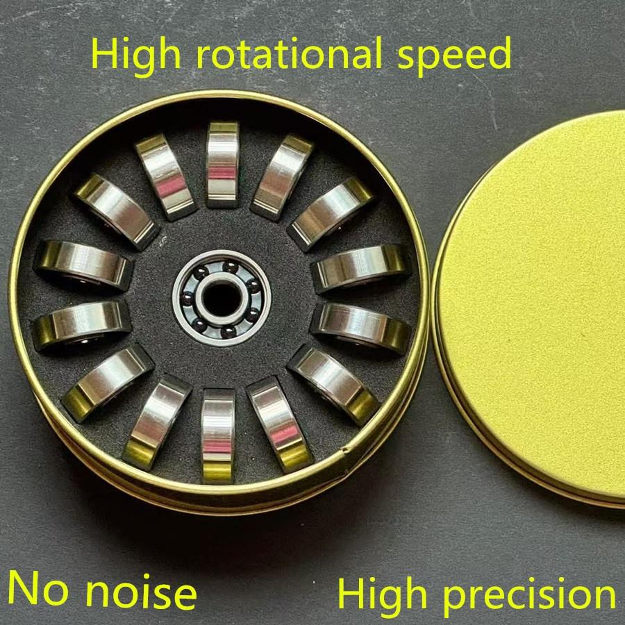 YSMLE High-Speed 608 Inline Skate Bearings Professional Level Abec-11 Ball Bearing for Skateboard Slides