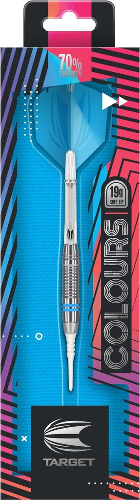 Dart Barrel TARGET Colors 3 Blue Blue Tungsten Dart Case Included Tad0673 (COLOURS3 70%)