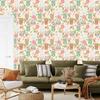 Colorful Animals and Flowers Wallpaper for Living Room and Bedroom 50x1000