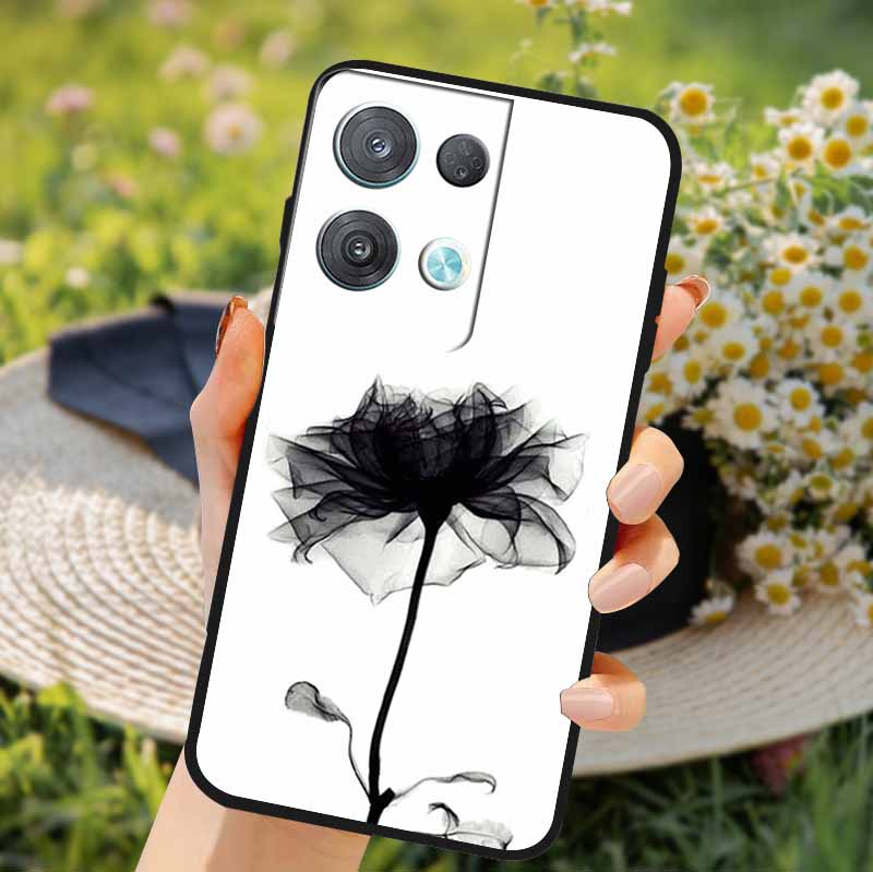 Чехлы для OPPO Reno 8 Pro 5G Модные Мягкие Силиконовые TPU Ударопрочные Задние Крышки Для OPPO Reno8 Pro + Плюс Чехол для Телефона Защитный Couqe