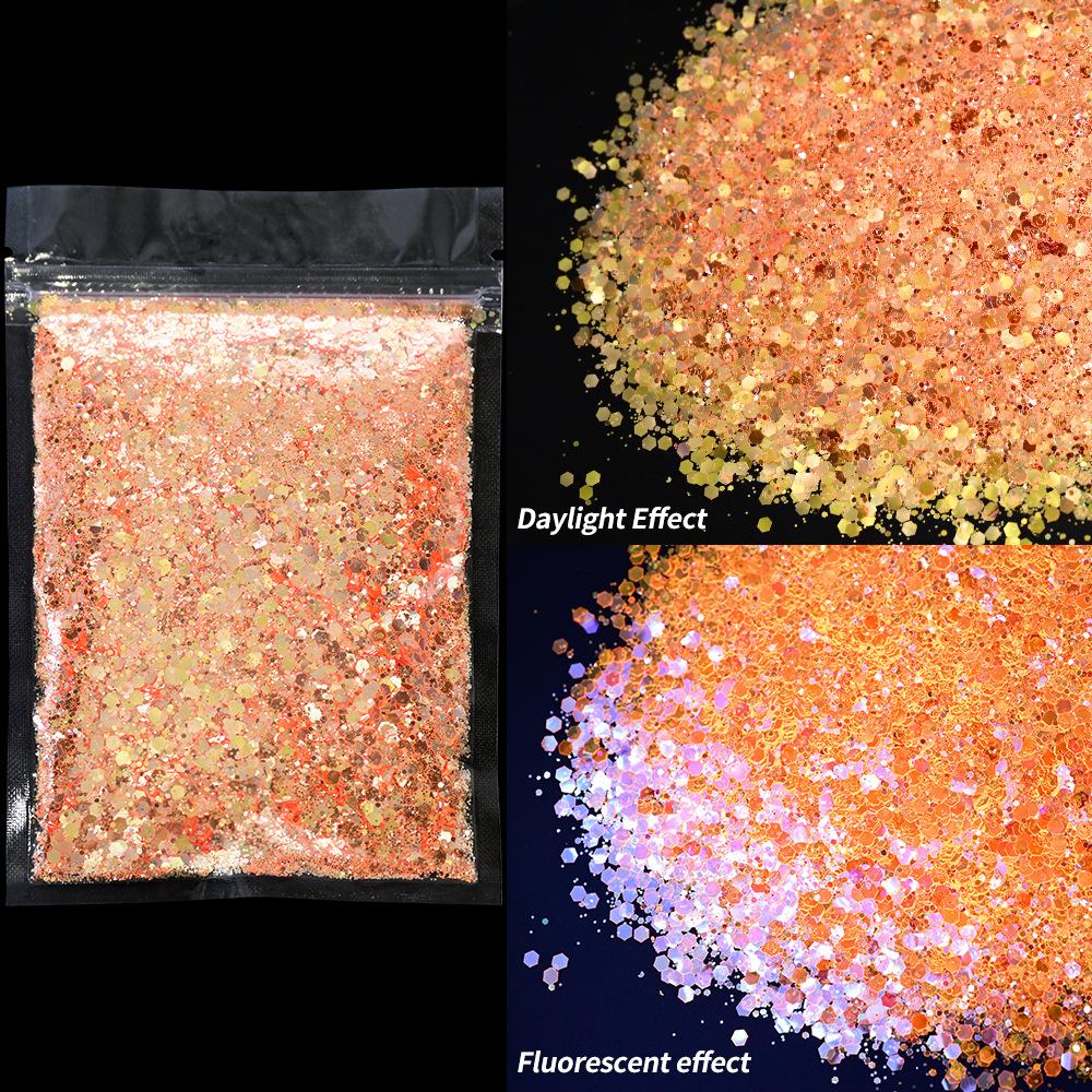 Laser Mixed Glitter Nail Art Decoration Pet Symphony Sweet Ladies Nail Art Decoration Glitter Sequins