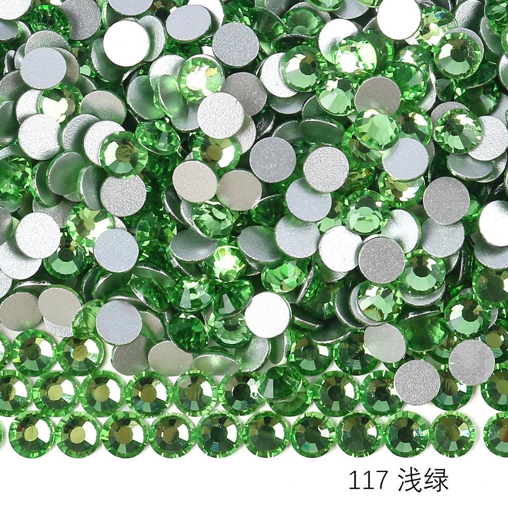 Круглый стеклянный страз DIY маникюр бриллиантовая ювелирка, наклейка-дрель для аксессуаров чехла мобильного телефона, хрустальное стекло плоское дно имитация бриллианта